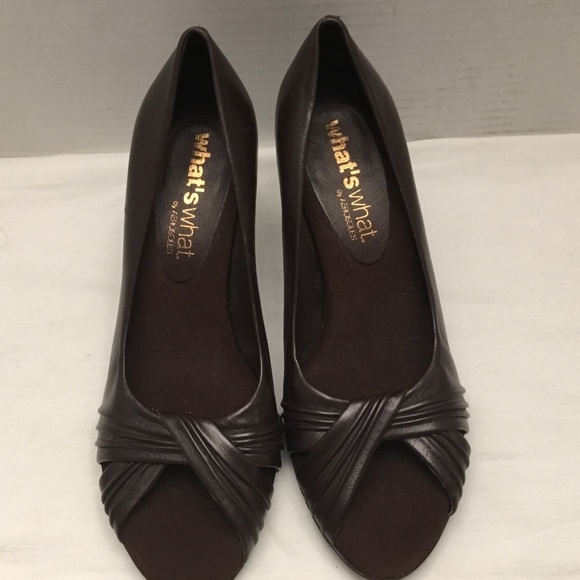 AEROSOLES Shoes - What's What by Aerosols peep toe kitten heels